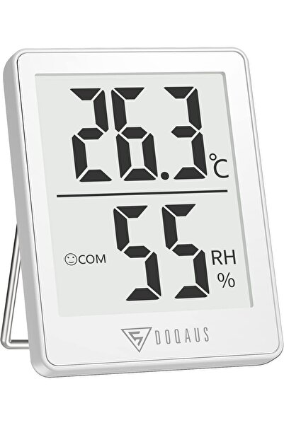 DOQAUS Digital Room Indoor Thermometers, Mini Humidity Meter, Hygrometer Ther...