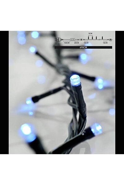 Generic 100 λαμπάκια LED σε σειρά, 5 m, πράσινο καλώδιο, 8 προγράμματα, με επ...