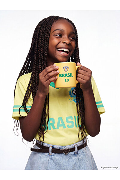 LC Waikiki Brazilian Printed Ceramic Mug 320 ml from Uzg Store for Style Enth...