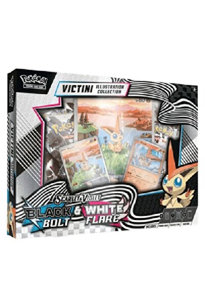 Pokemon Black Bolt și White Flare: Colecția de ilustrații Unova Victini