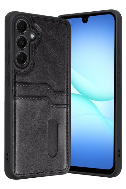 New Face Zengemtr Galaxy A57 5g Sara Leather Case with Business Card Holder (...