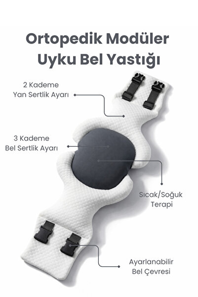Timoties Modüler Ortopedik ve Siyatik Uyku Korse Yastığı