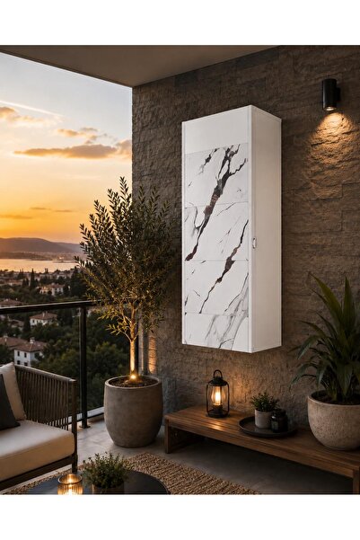 Vizyon HB PVC Kolay Kurulum Kombi Dolabı & Çok Amaçlı Dolap