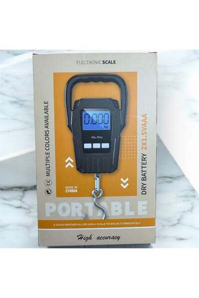 Generic Portable Digital Luggage Scale, LCD Display, 50g-50kg Range, High Acc...