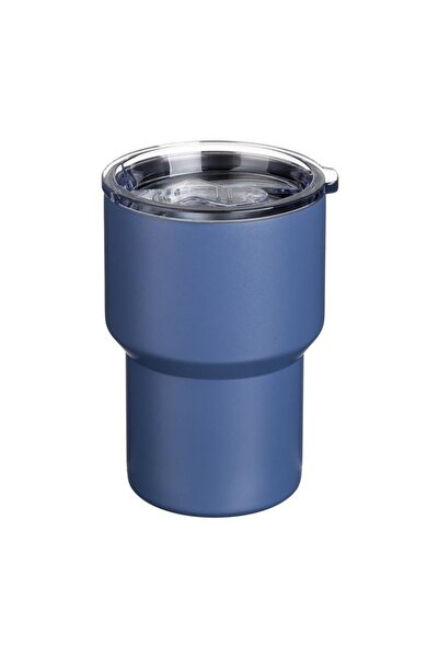 OEM Pahar termos din oțel inoxidabil alb cu capac, 400 ml, reutilizabil pentr...