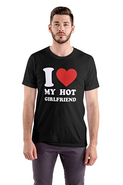 Texclusive Μπλουζάκι I Love My Hot Girlfriend, Μπλουζάκι για την Ημέρα του Αγ...
