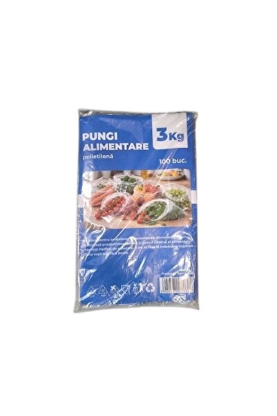 Clini Set de 100 pungi alimentare, 3 kg