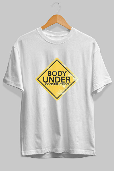 Ankhises Tricou alb imprimat în față, supradimensionat, 100% bumbac, îmbrăcăm...
