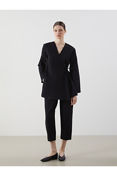 LC Waikiki I Comfortable Cut Textured Γυναικεία Παντελόνια από το Freezen Store