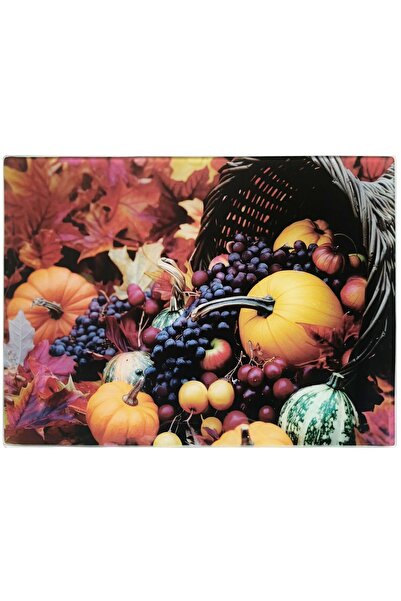 MONDEX Tocător din sticlă Prima Allesken Aria 40x30 cm Dovleac 1 buc.