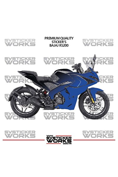 ARONA ملصق تزييني لـ Bajaj RS200، طقم جاهز لتزيين المحرك بلونين، جودة عالية