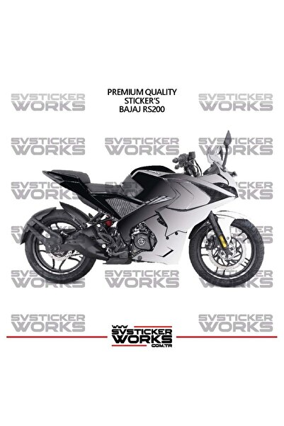 ARONA ملصق تزييني لـ Bajaj RS200، طقم جاهز لتزيين المحرك بلونين، جودة عالية