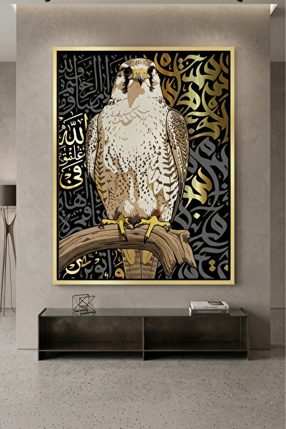 Jasmine Art رسول الصحراء - لوحة جدارية إسلامية |   لوحة قماشية مؤطرة |   ديكو...