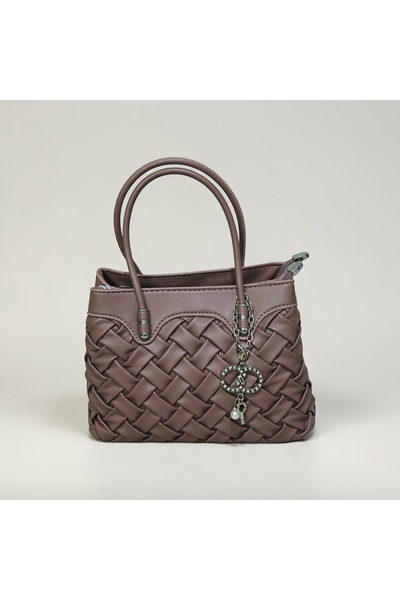 Desire 5384-Nin Nin PU Leather Handbag Purple Color