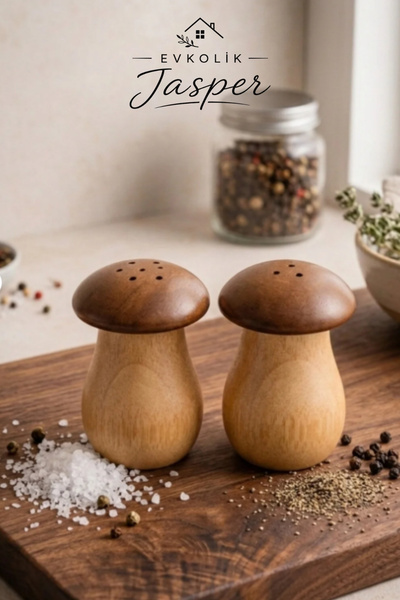 JASPER Jpr-837 Bamboo Salt Shaker Set Cork Model