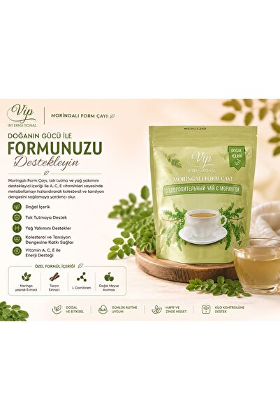 Moringalı form çayı