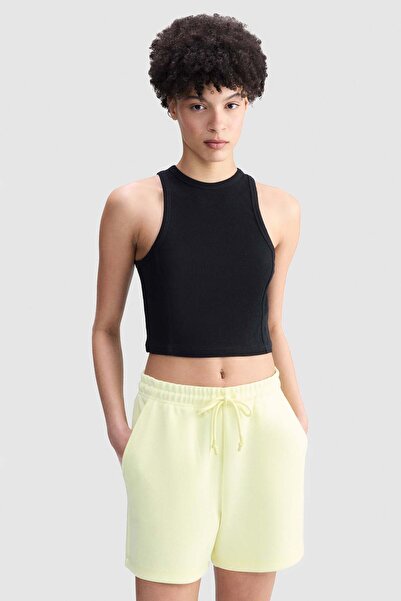 ecko unltd. Ecko Red Hailey Slim Fit Crew Neck Printed Women's Black Tank Top