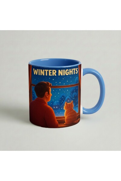 Petgifts Cana Cadou Personalizat Amuzanta Cu Mesaj Winter Nights - Ceramica 3...