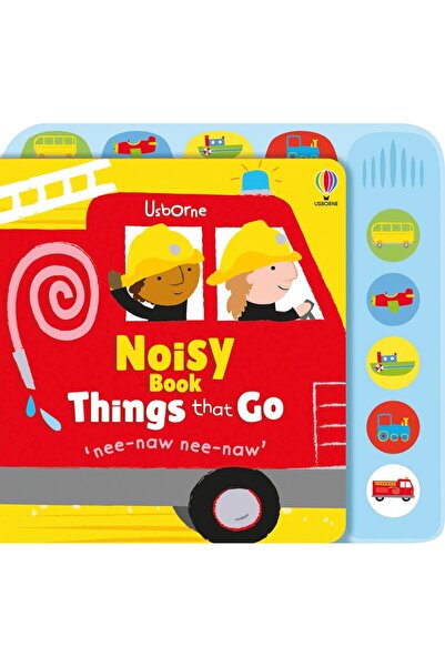 Usborne Carte sonoră interactivă, Sunete de vehicule, Carte sonoră cu obiecte...