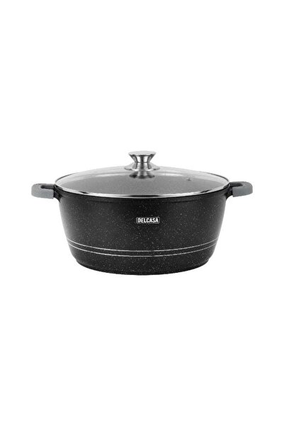DELCASA 32 cm Die-Cast Aluminum Casserole DC3785 Non-Stick Granite Coating