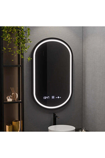 La Cucu Oglinda LED Ovala, 50x80cm, Alessia MotionGlow Marcello, Sistem Dezab...