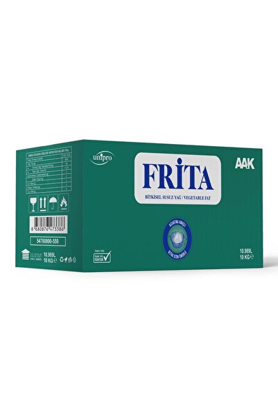 AAK Frıta Kutulu 10 Kg Profesyonel Kızartmalık ve Pastacılık Yağı / Endüstriy...