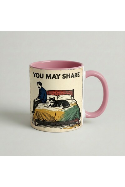 Petgifts Cana Cadou Personalizat Amuzanta Cu Mesaj You May Share - Ceramica 3...