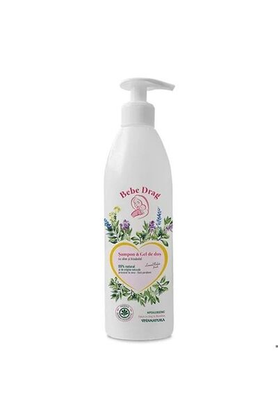 Vivanatura BEBE DRAG Șampon-gel de duș Aloe și Bisabolol 500 ml
