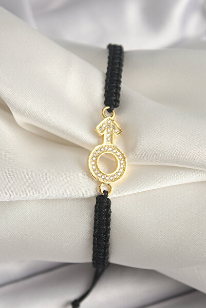 OGHAMAY Brass Gold Color Zircon Stone Mars Figure Elevator Macrame Model Wome...