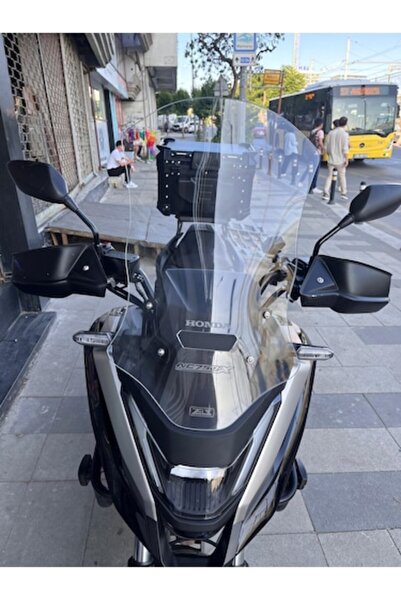 ZEUS MOTOR 2025-2026 Honda NC 750 X Uyumlu Ön Cam Şeffaf Renk