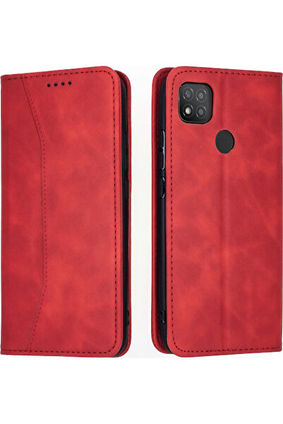 OEM Redmi Book Συνθετικό Δέρμα / Δέρμα Κόκκινο (Redmi 9C) 9C/9C