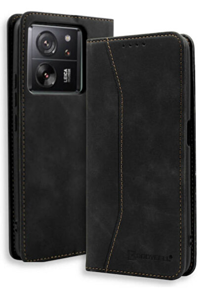 OEM Pro Book Συνθετικό Δέρμα / Δέρμα Μαύρο (Xiaomi 13T, Xiaomi 13T Pro)