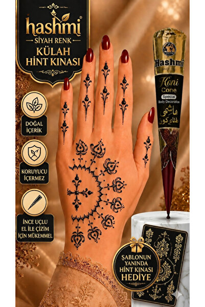 hennadibace Kına Kalıbı El Deseni (GEÇİCİ DÖVME ŞABLONU) Hint Kınası Henna Ta...
