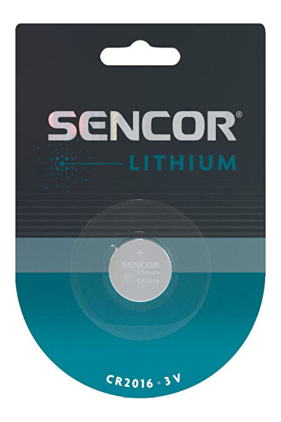 Sencor Μπαταρία ρολογιού λιθίου CR2016 1.55V 1 τεμάχιο