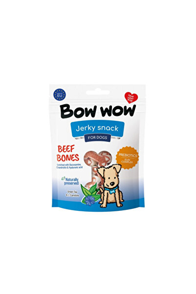 Bow Wow Gustări pentru câini din oase de vită cu Glucozamină, Condroitină și ...
