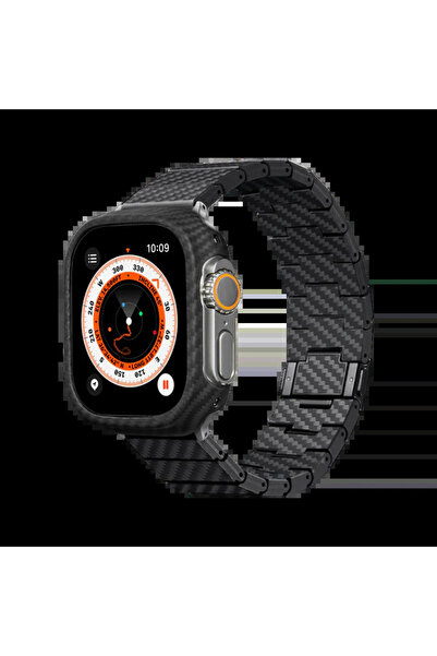 PITAKA Μαγνητικό λουράκι Apple Watch από ανθρακονήματα για Ultra 2/Ultra/8/7/...