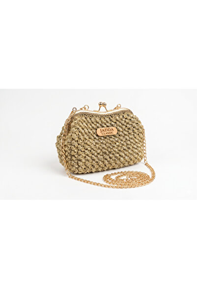 JADDA Handmade Evening Dress Classic Mesh Hand Shoulder Bag Stylish Metallic ...