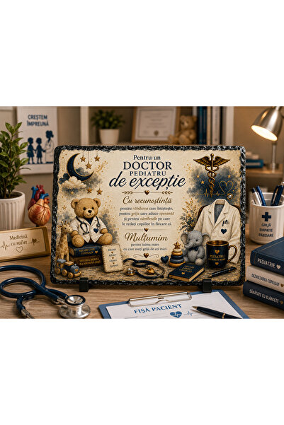 hiperborea Placă ardezie - Pentru un Doctor Pediatru de Excepție