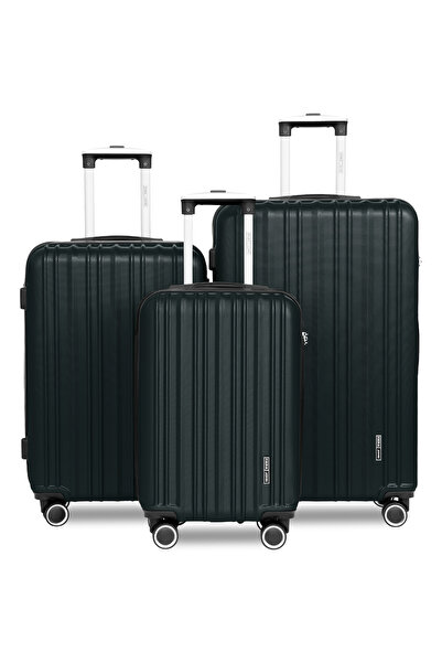 PARAJOHN HexaShield 3 Piece Luggage Set with Combination Lock & 8 Spinner Whe...