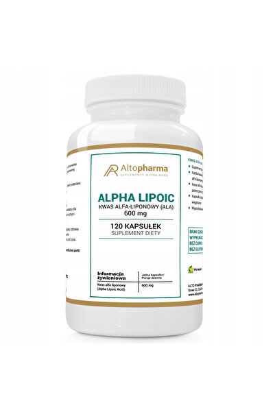 ALTO PHARMA Kwas Alfa Liponowy (Ala) 600Mg 120 Capsule