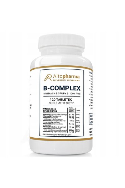 ALTO PHARMA Complex de Vitamina B 100% Rws 120 Comprimate