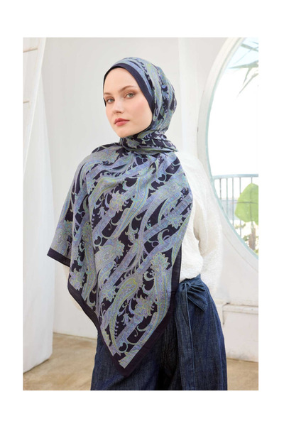 Silk Home Urban Hours Shawl Pattern Mayda Shawl