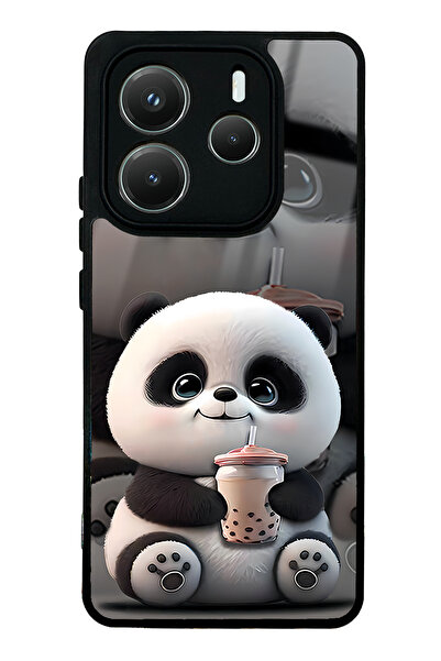 Spoyi Xiaomi Redmi Note 14 5G Baby Panda Tasarımlı Glossy Telefon Kılıfı