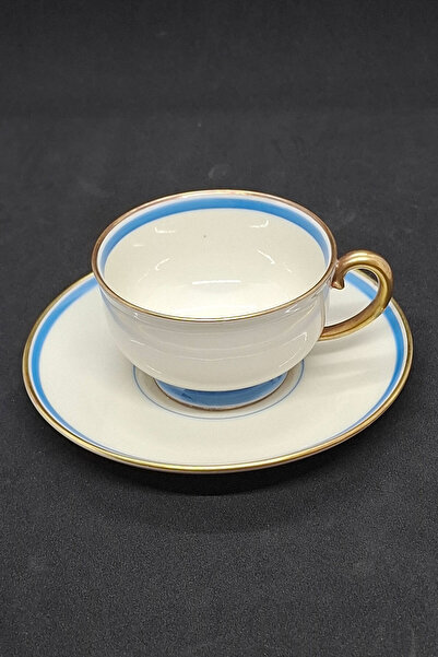 LANGENTHAL Swiss Made Vintage Blue White Coffee Cup 80 ml