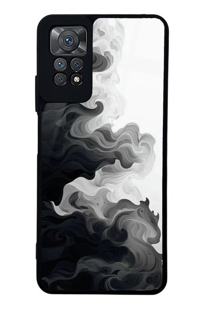 Spoyi Xiaomi Redmi Note 11 Pro Shadow Swirl Design Glossy Phone Case