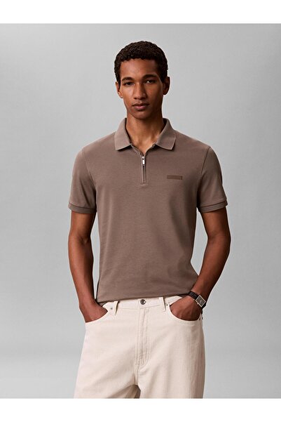 Calvin Klein SS SLIM SUPIMA ZIP P, PAY