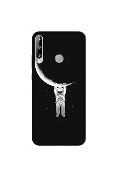 Other Huawei P40 Lite E Swinging on the moon Transparent Silicone TPU Θήκη