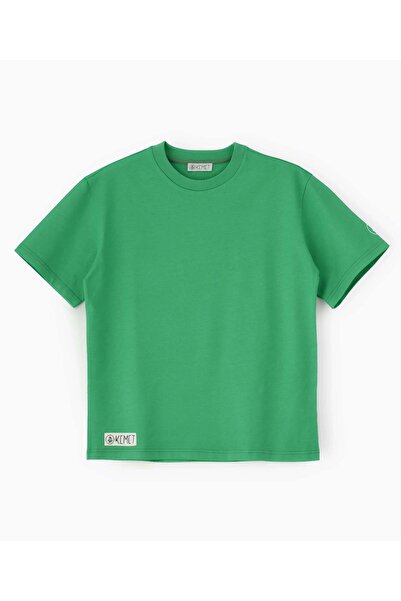 KEMET | Oversized Basic T-shirt in Cotton Green