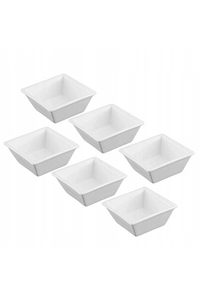 WILMAX ENGLAND Set 6 boluri pentru sos cu mâner Wilmax Fine Porcelain, albe, ...