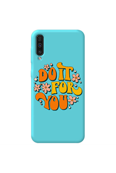 Other Samsung A70 Do it For You Turquoise Colored Silicone TPU Θήκη